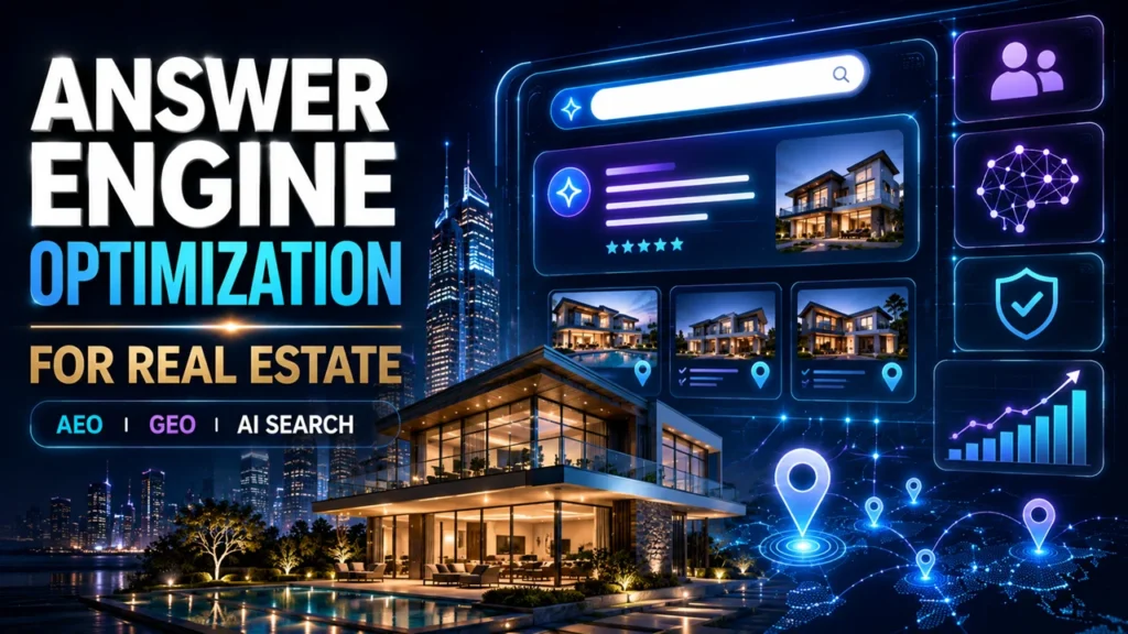 Answer Engine Optimization for Real Estate with AEO, GEO and AI Search