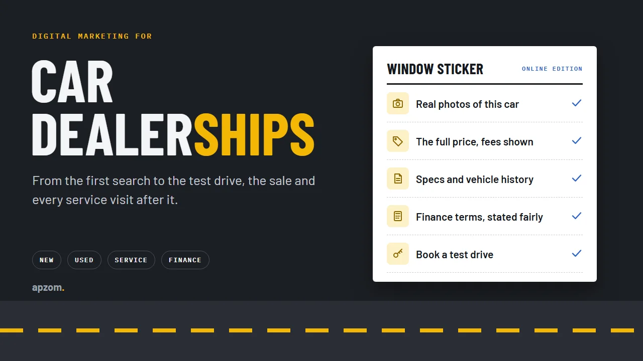 Digital Marketing Agency for Car Dealerships: From Search to Test Drive