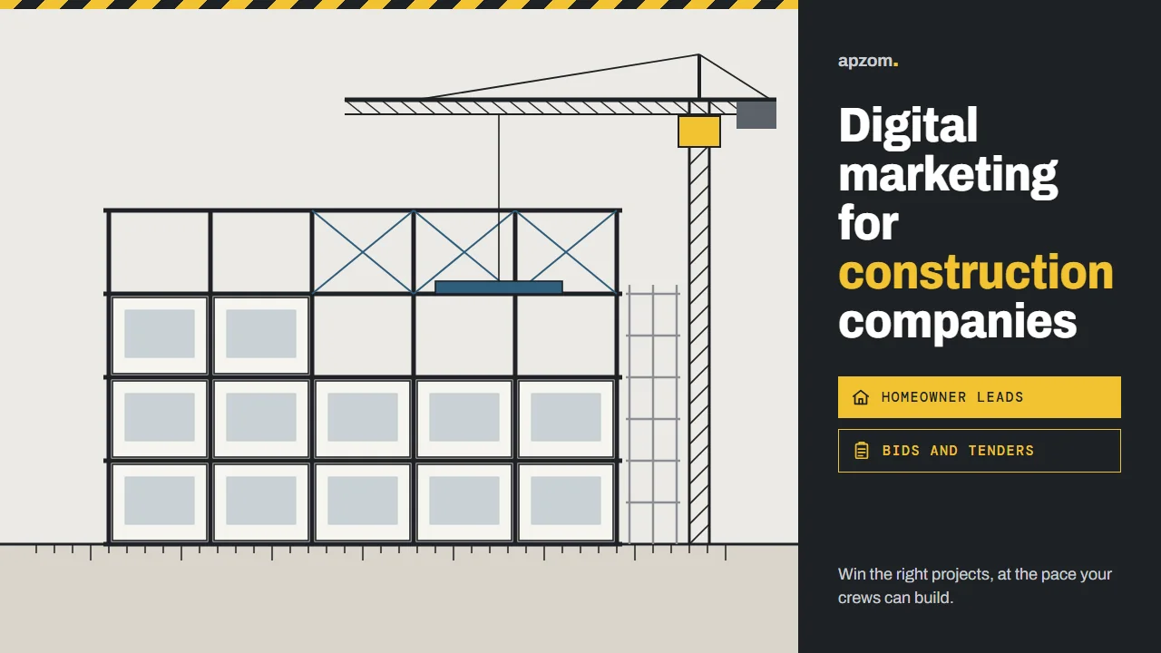 Digital Marketing Agency for Construction Companies: Win the Right Projects