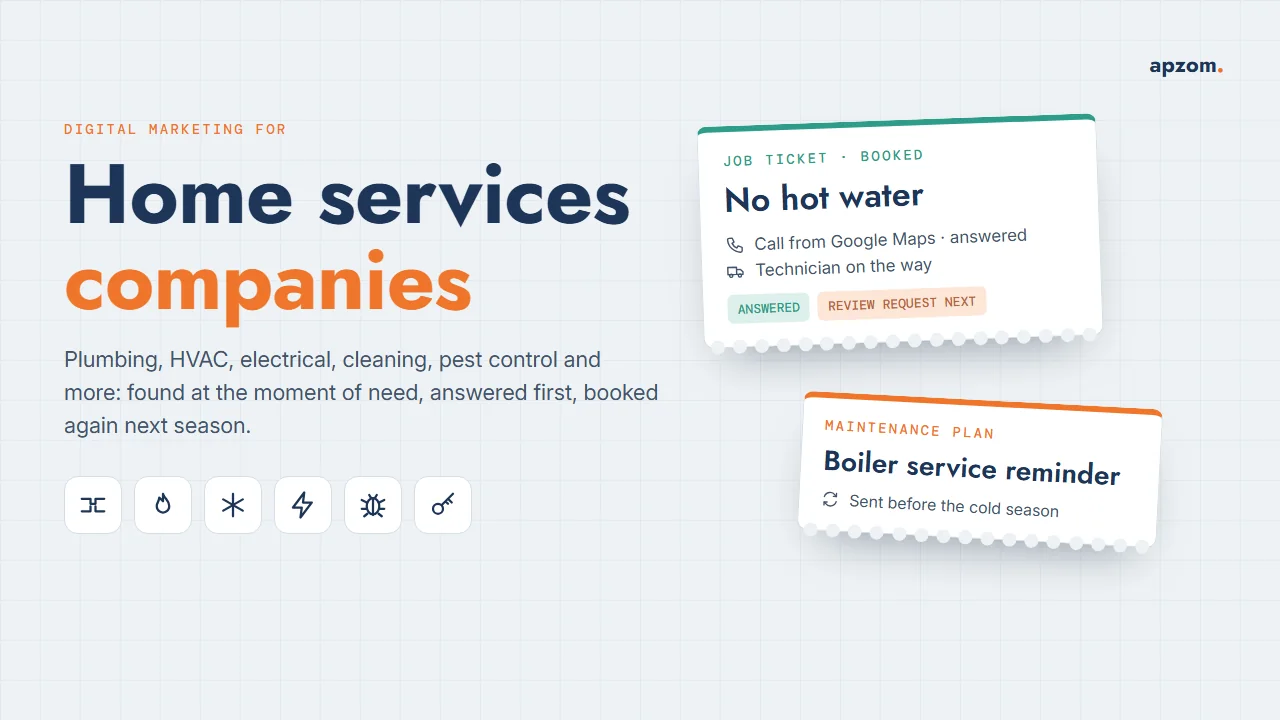 Digital Marketing Agency for Home Services Companies: Get the Call, Win the Job