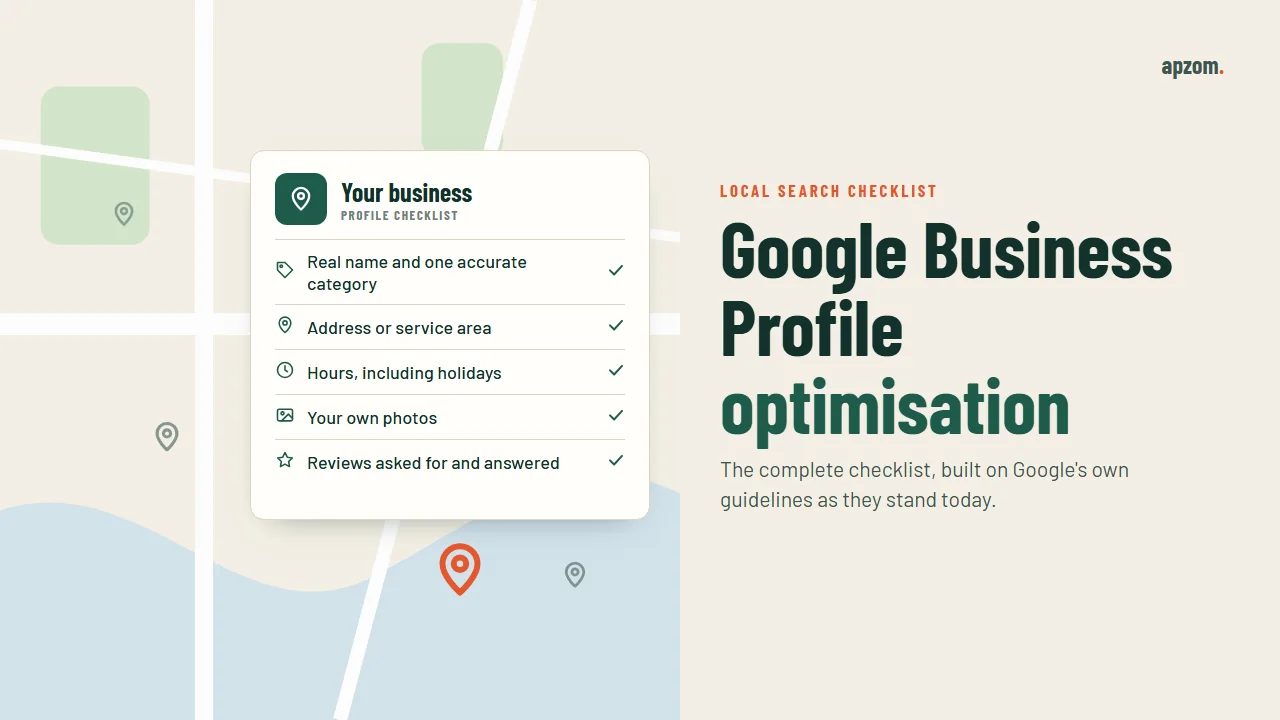 Google Business Profile Optimization: The Complete Checklist