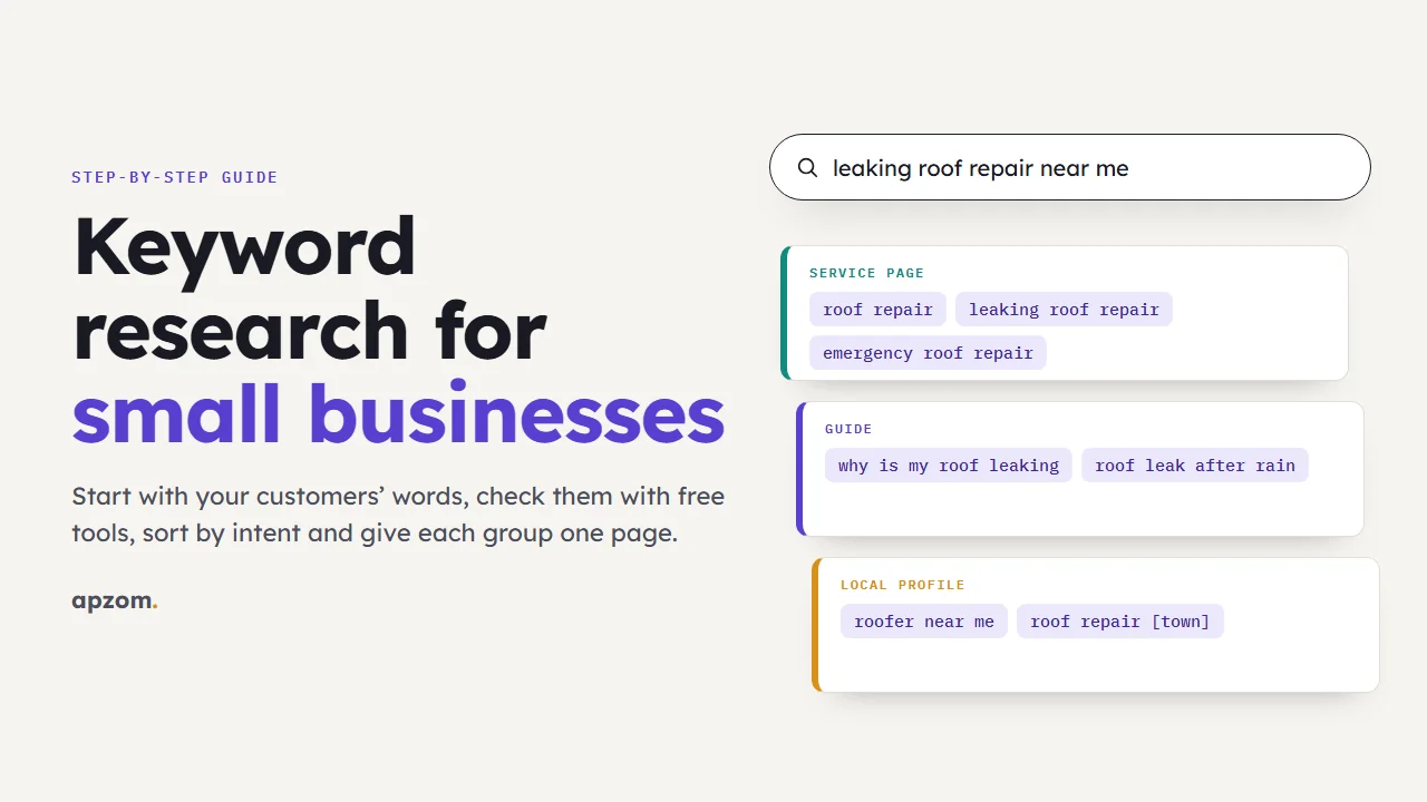 Keyword Research for Small Businesses: A Step-by-Step Guide